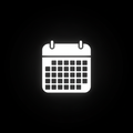 callender icon blackbackground