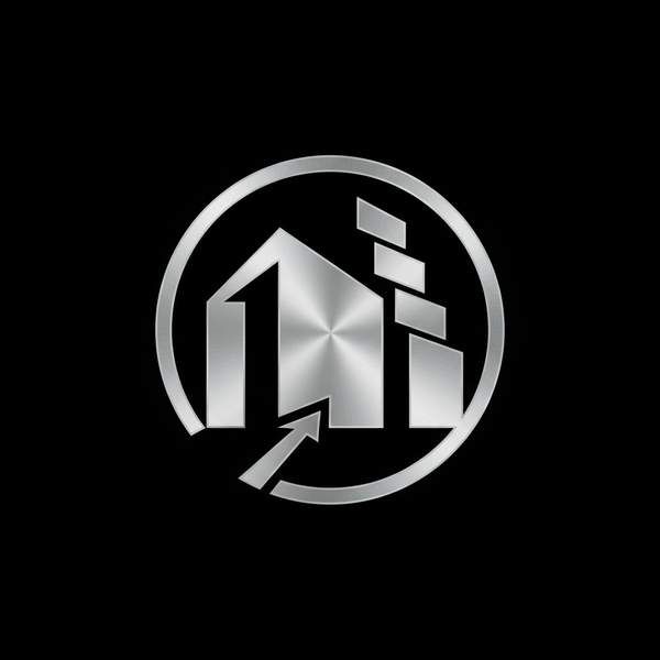 Real Estate icon blackbackground
